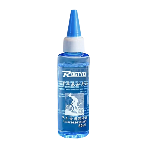 Lubricante para bicicletas 60 ml aceite azul con punta aplicadora para cadena, horquilla y volante para bicicletas de montaña y de carretera
