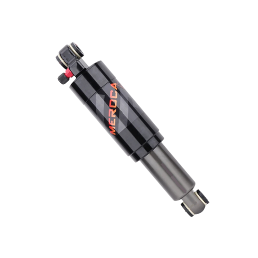 Lucht Achtervering MEROCA 190 mm Slag 55 mm Oog 24 mm Legering Zwart Voor Mountainbike Scooter en Vouwfiets Fietsonderdelen