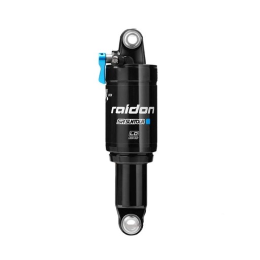 Luchtvering SR Suntour Raidon 165 x 38 mm Achtervering Voor Fietsen Met Lockout Zwart Voor Mountainbike MTB En Volledige Vering
