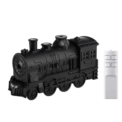 Luftbefeuchter mit Lokomotiv-Thema, 300 ml, Aroma-Diffusor mit Fernbedienung, Kinderzimmer-Dekoration, DC24 V, 0,5 A