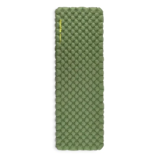 Luftmatratze 196 x 64 x 8 cm R-Wert 4,6 Ganzjahresnutzung bis -20 °C Wasserdichter Oberflächenstoff Zusammengefaltet 13 x 22 cm Grün Für Camping