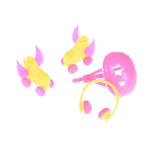 Luistelutarvikkeet Barbie-pehmoleluille