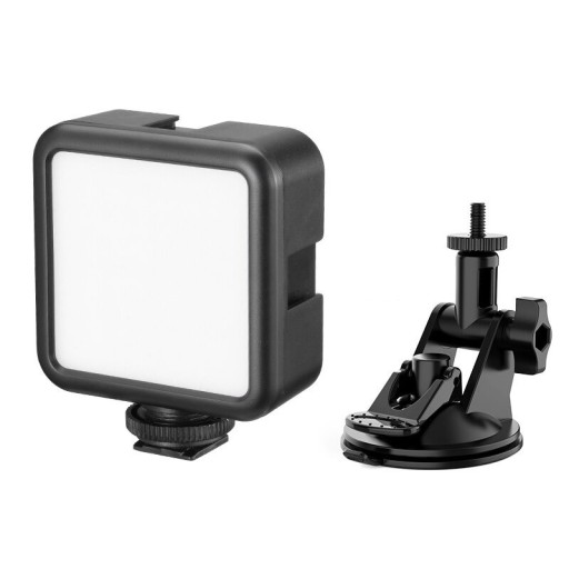Lumière LED RGB pour appareil photo avec ventouse