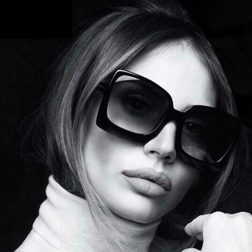 Lunettes de soleil carrées pour femmes E1330