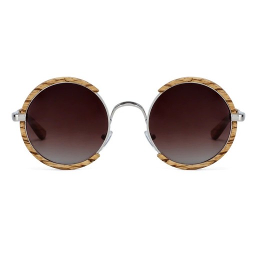 Lunettes de soleil en bois pour hommes E2001