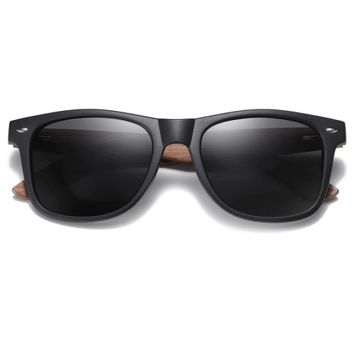 Lunettes de soleil en bois pour hommes E2158