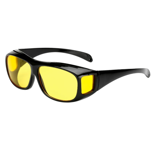Lunettes de soleil noires 7,1 x 4,1 cm Lunettes de cyclisme sportives pour le vélo et la conduite Cadre léger Confort de port pour adultes