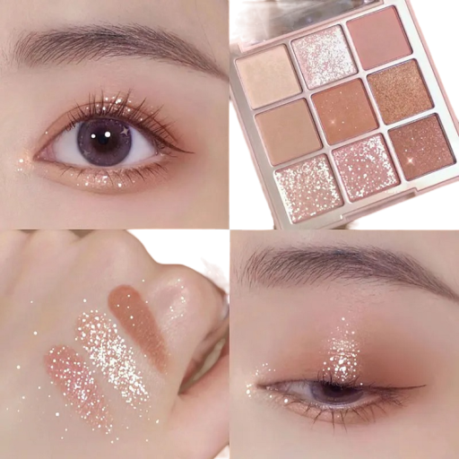 Luomiväripaletti Glitter-luomiväri