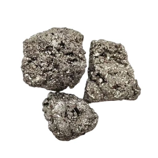 Luonnollinen hiottu pyriitti 200 g epäsäännöllinen kivi metallinhohtoinen kultainen mineraali kiteinen rakenne koriste keräilynäyte