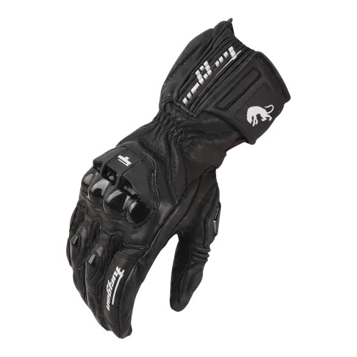 Luvas de motociclismo e motocross resistentes ao vento e toque em pele com protecções para os nós e dedos e palma reforçada para estrada