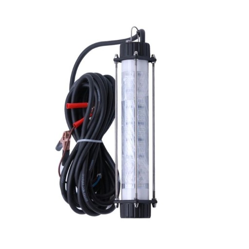 Luz de pesca submarina 180 W 293×50 mm LED 336 diodos acero inoxidable cable 7 m para atraer peces durante la pesca