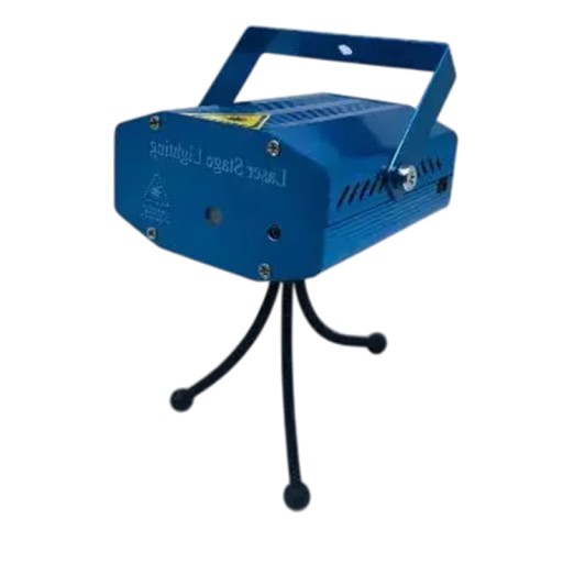 Luz LED disco portátil com controlo remoto projetor laser raios vermelhos e verdes para festas casamentos bares salas de dança