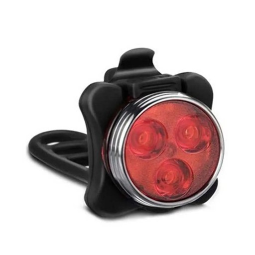 Luz trasera LED COB roja para bicicleta, resistente al agua IPX4, 4 modos de iluminación, recargable por USB, luz de seguridad para ciclismo