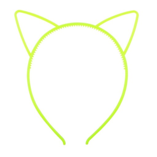 Lysende festpandebånd med katteører 2 stk.
