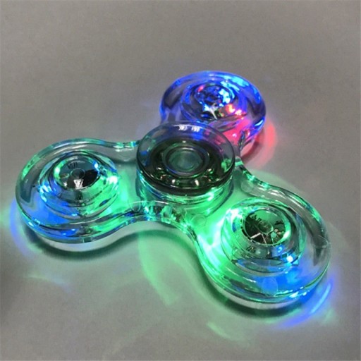 Lysende fidget spinner E51