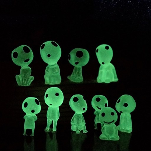 Lysende figurer 10 stk.