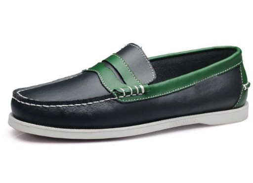 Lyxiga fritids loafers för män