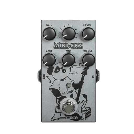 M-VAVE digitale reverb pedaal voor elektrische gitaar grijs Effectpedaal met 9 reverbmodi en bediening van Decay Mix Level professionele geluid