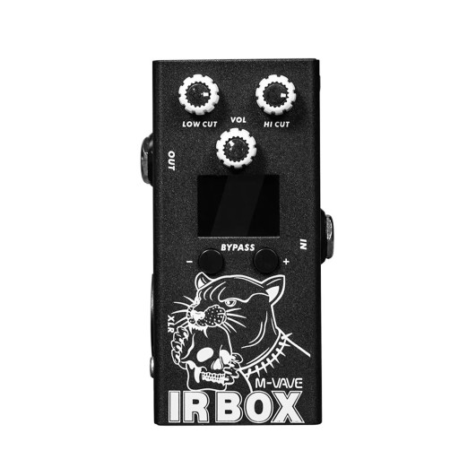 M-VAVE digitale reverb pedaal voor elektrische gitaar zwart Effectpedaal met 9 reverbmodi