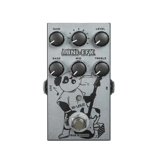 M-VAVE digitálny reverb pedál pre elektrickú gitaru šedý Efektový pedál s 9 režimami dozvuku a ovládaním Decay Mix Level profesionálny zvuk