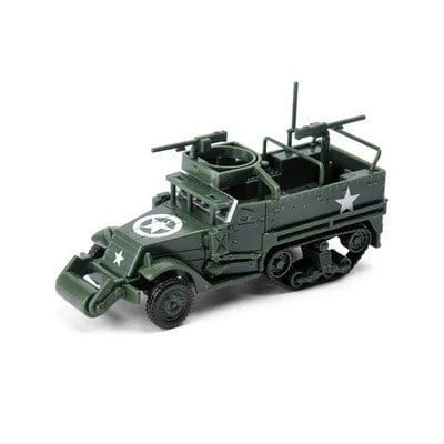 M3A1 félautomata jármű modell 1:72 méretarányú műanyag építőmodell 9 x 3 x 3,5 cm katonai technika GSF márka