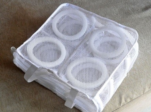 Machinewasbare mesh-schoenenzak