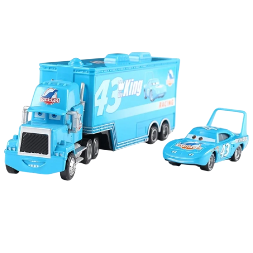 Mack Hauler és Strip Weathers A király Disney Pixar Verdák 2 3 Játékok Teherautó és Versenyautó Fém Játékautó Gyűjtőknek