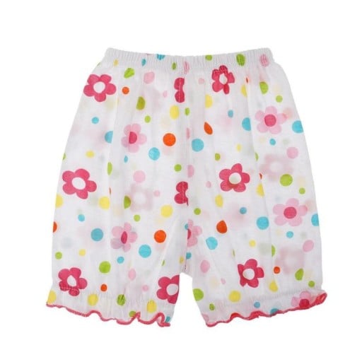 Mädchen Shorts mit Blumenmuster