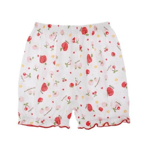 Mädchen Shorts mit Kirschdruck