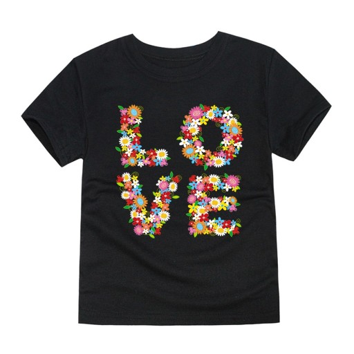 Mädchen-T-Shirt LOVE J3289