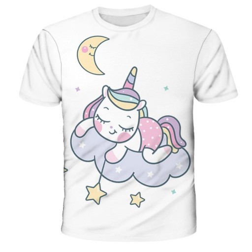 Mädchen-T-Shirt mit Einhorn B1469