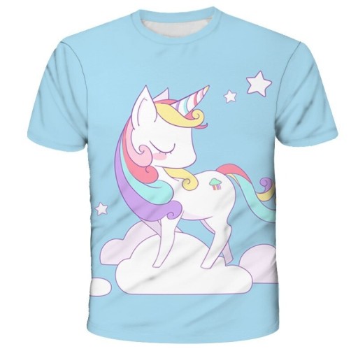 Mädchen-T-Shirt mit Einhorn B1469