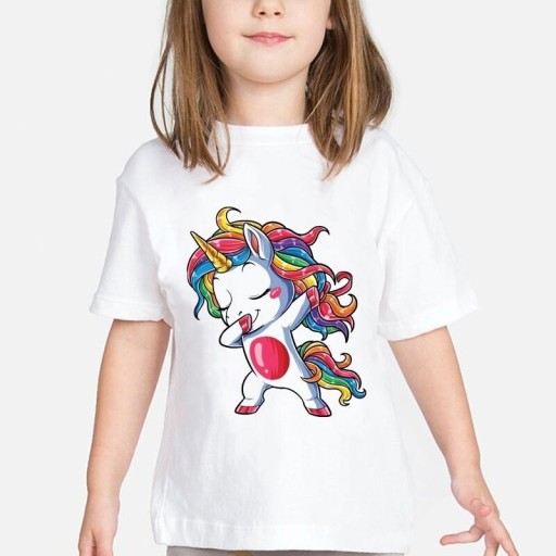 Mädchen-T-Shirt mit Einhorn B1499