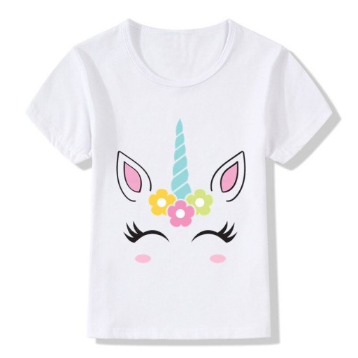 Mädchen-T-Shirt mit Einhorn B1545