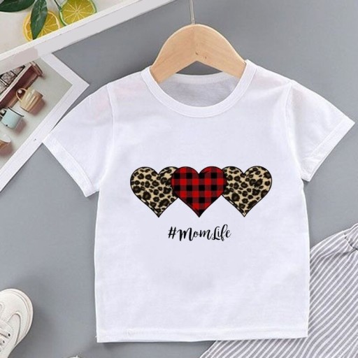 Mädchen-T-Shirt mit Herz B1583