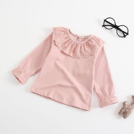 Mädchen-T-Shirt mit langen Ärmeln T2529