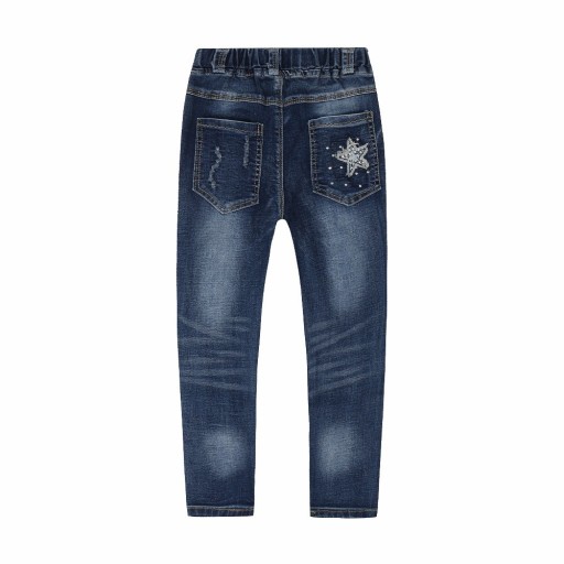 Mädchenjeans mit Sternenprint