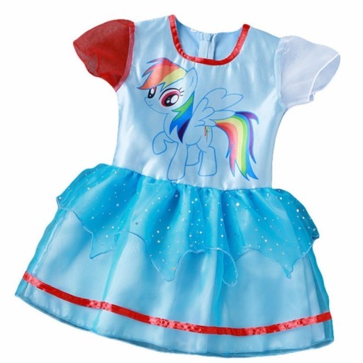 Mädchenkleid mit Pony J621