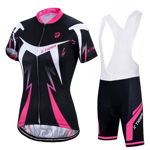 Maglia da ciclismo da donna con pantaloni