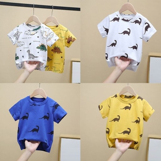 Maglietta da bambino con dinosauri