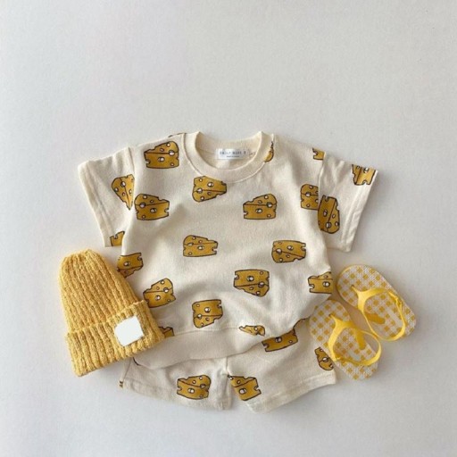 Maglietta e pantaloni corti per bambini L1419