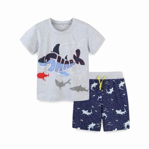 Maglietta e pantaloni corti per bambini L1698