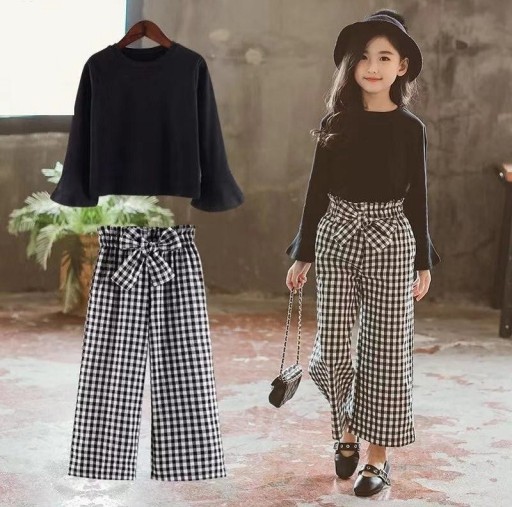 Maglietta e pantaloni da ragazza L1199