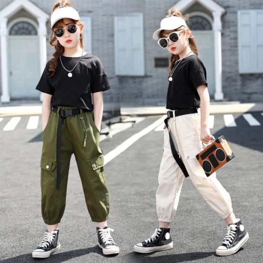 Maglietta e pantaloni da ragazza L1498