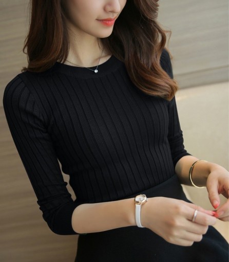 Maglione a collo alto con maniche lunghe J2719