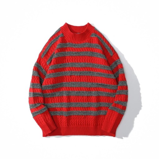 Maglione a righe da uomo F174