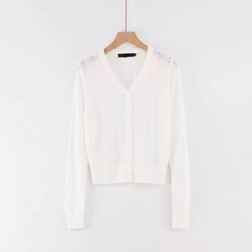 Maglione corto lavorato a maglia da donna G223