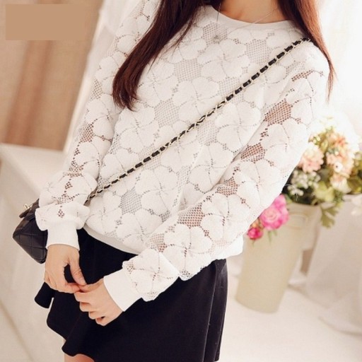 Maglione da donna bianco