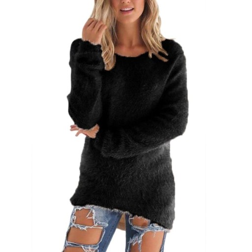 Maglione peloso da donna J2540