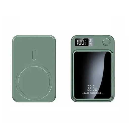 Magneettinen langaton varavirtalähde 50000 mAh 22W pikalaturi kannettava ulkoinen akku adapterilla iPhonelle Huawei Samsungille 96 x 65 x 15 mm